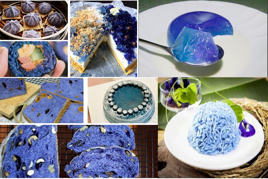 Butterfly Pea Flower Powder Application