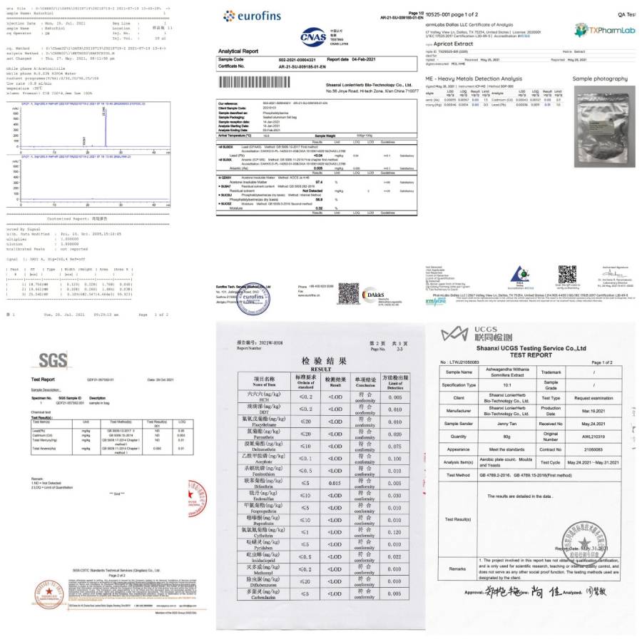 LonierHerb SAMe Powder Test Report LonierHerb SAMe Powder Test Report