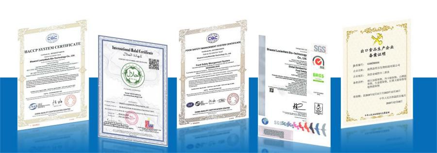 LonierHerb Certificate LonierHerb Certificate